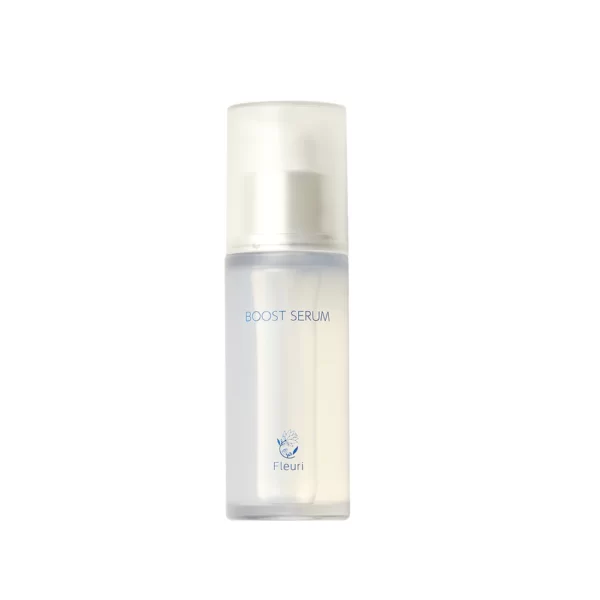 BOOST SERUM Replenishes lost ceramides from aging and leaves the skin plump and soft. The ceramide-filled stratum corneum promotes and keeps the absorption afterwards lotions and serums.