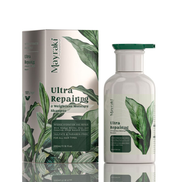 Mayraki Ultra repairing Weightless Moisture Shampoo Best shampoo and conditioner for dry hair routine shampoo and conditioner <div class="productView-desShort"> Constant bad hair days can lower one’s self-esteem. Whilst use of many standard shampoos can help your hair problems for a certain time, ultimately most dry out your hair and cause damage, such as split e… </div> <div data-content-region="product_description_short"></div> <div class="productCountDown"></div>