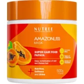 amazonliss hair mask for dry damaged hair papaya super food repair deep revitalization of dull and lifeless hair 746019 1728x COLLAGEN IS A PROTEIN RESPONSIBLE FOR SILKY AND THICK HAIR. Papaya is most effective on dry, brittle, and tangled hair. The plant extract fully saturates and moisturizes the follicles, restores the structure, and acts as a natural conditioner.